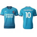 Men 2020-2021 club AC milan away aaa version 10 blue Soccer Jerseys