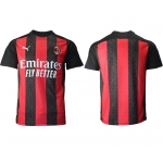 Men 2020-2021 club AC milan home aaa version red Soccer Jerseys