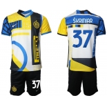 Men 2020-2021 Club Inter Milan Third away black 37 Nike Soccer Jersey
