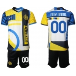 Men 2020-2021 Club Inter Milan Third away black customized Nike Soccer Jersey
