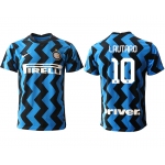 Men 2020-2021 club Inter Milan home aaa versio 10 blue Soccer Jerseys