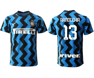 Men 2020-2021 club Inter Milan home aaa versio 13 blue Soccer Jerseys