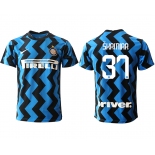 Men 2020-2021 club Inter Milan home aaa versio 37 blue Soccer Jerseys