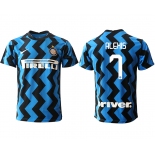 Men 2020-2021 club Inter Milan home aaa versio 7 blue Soccer Jerseys