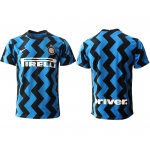 Men 2020-2021 club Inter Milan home aaa versio blank blue Soccer Jerseys