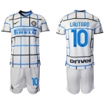 Men 2020-2021 club Inter milan away 10 white Soccer Jerseys