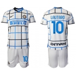 Men 2020-2021 club Inter milan away 10 white Soccer Jerseys