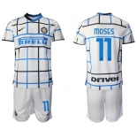 Men 2020-2021 club Inter milan away 11 white Soccer Jerseys