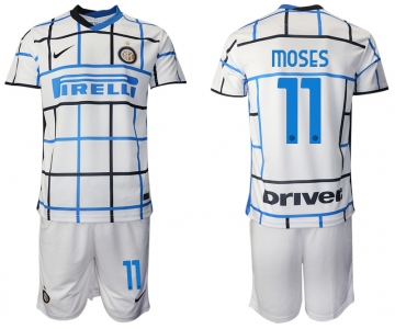 Men 2020-2021 club Inter milan away 11 white Soccer Jerseys