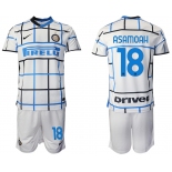 Men 2020-2021 club Inter milan away 18 white Soccer Jerseys