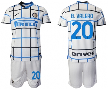 Men 2020-2021 club Inter milan away 20 white Soccer Jerseys
