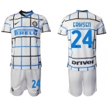 Men 2020-2021 club Inter milan away 24 white Soccer Jerseys