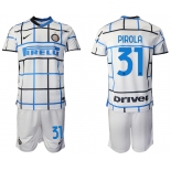 Men 2020-2021 club Inter milan away 31 white Soccer Jerseys1