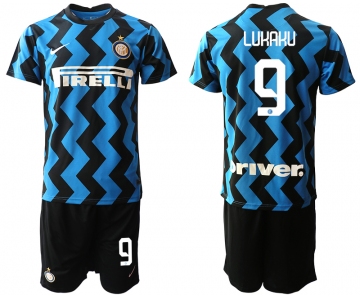 Men 2020-2021 club Inter milan home 9 blue Soccer Jerseys