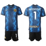 Men 2021-2022 Club Inter Milan home blue 1 Nike Soccer Jersey