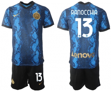 Men 2021-2022 Club Inter Milan home blue 13 Nike Soccer Jersey