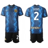 Men 2021-2022 Club Inter Milan home blue 2 Nike Soccer Jersey