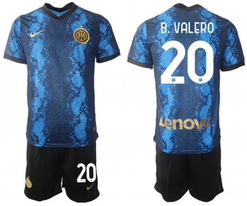 Men 2021-2022 Club Inter Milan home blue 20 Nike Soccer Jersey