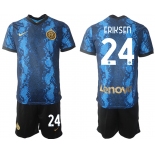 Men 2021-2022 Club Inter Milan home blue 24 Nike Soccer Jersey