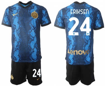 Men 2021-2022 Club Inter Milan home blue 24 Nike Soccer Jersey