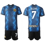 Men 2021-2022 Club Inter Milan home blue 7 Nike Soccer Jersey