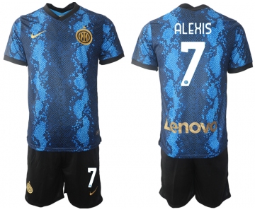 Men 2021-2022 Club Inter Milan home blue 7 Nike Soccer Jersey