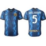 Men 2021-2022 Club Inter Milan home blue aaa versio 5 Nike Soccer Jersey