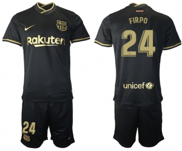 Men 2020-2021 club Barcelona away 24 black Soccer Jerseys