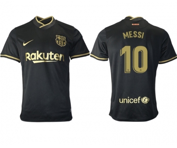 Men 2020-2021 club Barcelona away aaa version 10 black Soccer Jerseys1