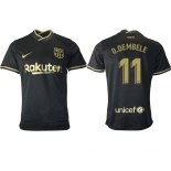 Men 2020-2021 club Barcelona away aaa version 11 black Soccer Jerseys