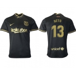 Men 2020-2021 club Barcelona away aaa version 13 black Soccer Jerseys