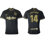 Men 2020-2021 club Barcelona away aaa version 14 black Soccer Jerseys