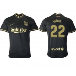 Men 2020-2021 club Barcelona away aaa version 22 black Soccer Jerseys