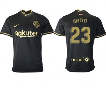 Men 2020-2021 club Barcelona away aaa version 23 black Soccer Jerseys
