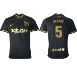 Men 2020-2021 club Barcelona away aaa version 5 black Soccer Jerseys