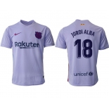 Men 2021-2022 Club Barcelona away aaa version purple 18 Soccer Jersey