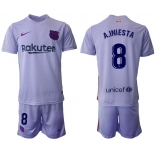 Men 2021-2022 Club Barcelona away purple 8 Soccer Jersey