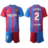 Men 2021-2022 Club Barcelona home red 2 Nike Soccer Jerseys