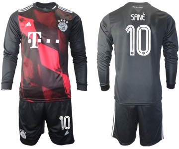 2021 Men Bayern Munich away long sleeves 10 soccer jerseys