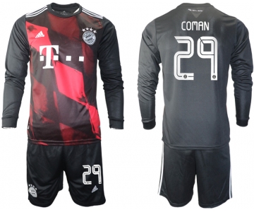 2021 Men Bayern Munich away long sleeves 29 soccer jerseys