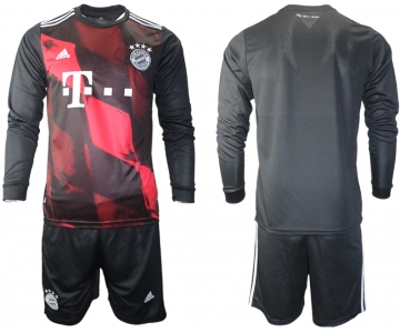 2021 Men Bayern Munich away long sleeves soccer jerseys