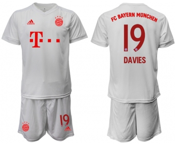 Men 2020-2021 club Bayern Munich away 19 white goalkeeper Soccer Jerseys