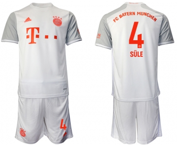 Men 2020-2021 club Bayern Munich away 4 white Soccer Jerseys