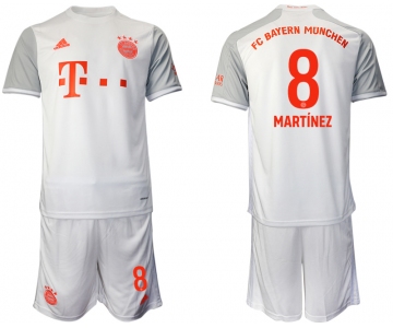 Men 2020-2021 club Bayern Munich away 8 white Soccer Jerseys