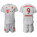 Men 2020-2021 club Bayern Munich away 9 white goalkeeper Soccer Jerseys