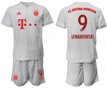 Men 2020-2021 club Bayern Munich away 9 white goalkeeper Soccer Jerseys