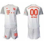 Men 2020-2021 club Bayern Munich away customized white Soccer Jerseys