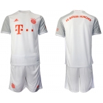 Men 2020-2021 club Bayern Munich away white Soccer Jerseys