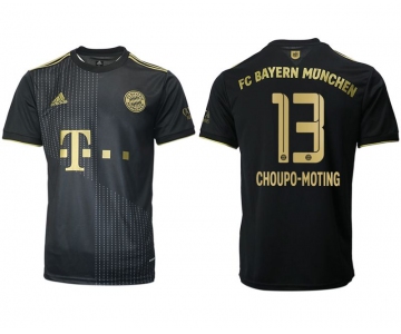 Men 2021-2022 Club Bayern Munich away aaa version black 13 Adidas Soccer Jersey
