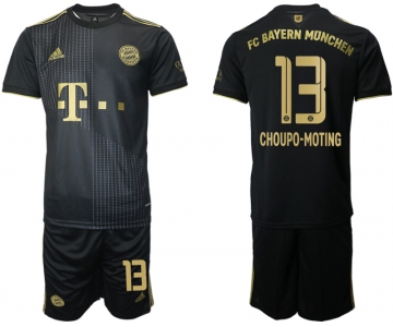 Men 2021-2022 Club Bayern Munich away black 13 Adidas Soccer Jersey